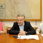 L'assessore ai trasporti della Regione Marche Angelo Sciapichetti illustra il contratto per i servizi ferroviari regionali con Trenitalia