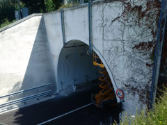 La galleria del Cavallo sulla complanare sud di Senigallia: lavori in corso