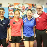 Massimo Costantini con alcuni alievi