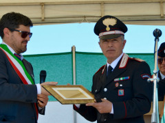 Luogotenente Maurizio Corbascio, a destra