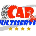 Il logo di Car Multiservice alla fiera campionaria 2016 di Senigallia. Foto di Simone Luchetti