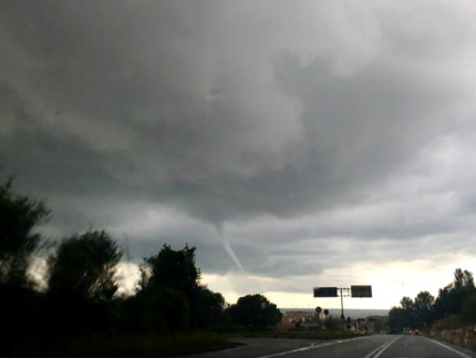 tromba d’aria a Falconara