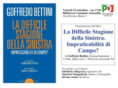 Presentazione libro Goffredo Bettini