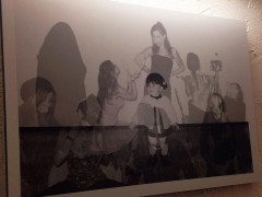 Una delle opere esposte con la mostra fotografica "Fantasmi" a La Via Granda Cafè di Senigallia