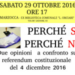 Referendum Costituzione, incontro pubblico
