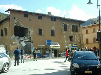 Volontari del gruppo CNGEI di Senigallia nelle zone colpite dal sisma