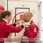 Gli sposi/volontari della Croce Rossa / FOTO Daniele Aloisi