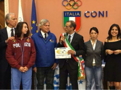 Premiazione Pesaro città europea dello sport