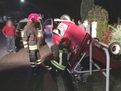 Incidente a Serra de'Conti tra Ape Piaggio e Renault Kangoo