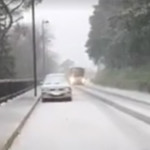 Prima neve ad Arcevia dell'inverno 2016/2017