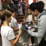 Alice Volpi ha incontrato i ragazzi del Club Scherma Montignano-Marzocca-Senigallia asd