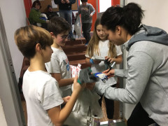 Alice Volpi ha incontrato i ragazzi del Club Scherma Montignano-Marzocca-Senigallia asd