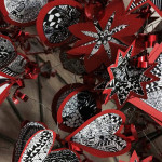 Zentangle per un albero di Natale ecologico alla scuola Fagnani di Senigallia