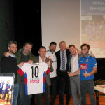 La presentazione della partita di beneficenza “Un cuore di Velluto” con la Nazionale Cantanti a Senigallia