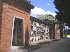 Il cimitero a Montignano di Senigallia