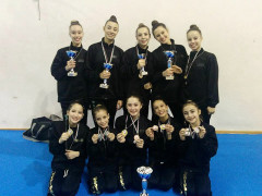 Tutte a podio le ginnaste della Polisportiva Senigallia