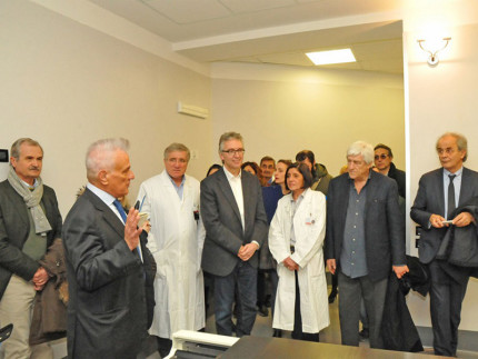 L'inaugurazione della clinicica psichiatrica all'ospedale di Torrette di Ancona