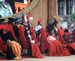 Anna e Lorenzo Marconi nella giuria di qualità al Concorso della Maschera più Bella al Carnevale di Venezia 2017