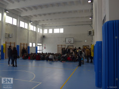 Riapertura palestra scuola Marchetti: interno della struttura