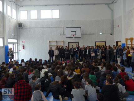 Riapertura palestra scuola Marchetti: discorsi dopo l'inaugurazione