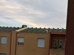 Lastre in cemento amianto presso la casa albergo