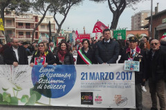 Anche Senigallia alla manifestazione per Libera e per le vittime della mafia a Grottammare