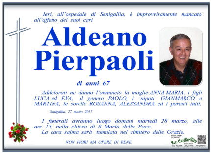 Necrologio Aldeano Pierpaoli