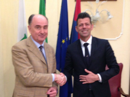 Mangialardi ha incontrato il nuovo presidente del Coni Marche Fabio Luna