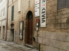 Il teatro Misa in corso Mazzini, ad Arcevia