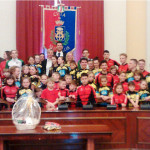 Pattinatori della Polonia ricevuti in Comune