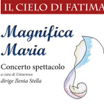 Il volantino del concerto presso il Santuario della Madonna della Rosa di Ostra