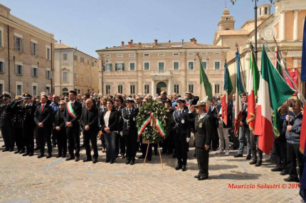 25 aprile 2017: celebrata a Senigallia la 72esima festa della liberazione