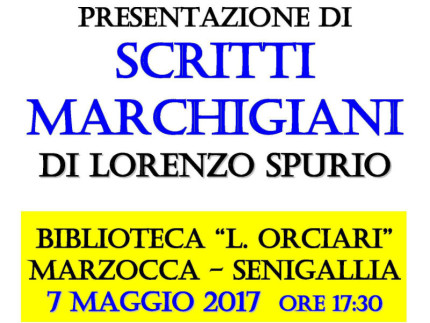 Presentazione volume Lorenzo Spurio