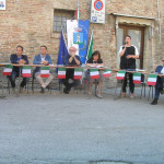 Il consiglio comunale svolto in piazza V.Emanuele II a Castelleone di Suasa