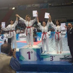 Soddisfazione per la Allblacks Taekwondo grazie al podio di Asia Lanari che ha conquistato a Bari il primo posto