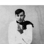 Riccardo Gambelli in una foto di Mario Giacomelli