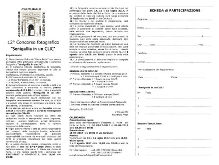 "Senigallia in un clic", regolamento concorso