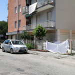 L'edificio da cui è caduto l'antennista deceduto in via Pasubio a Senigallia