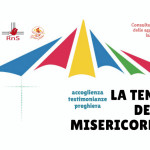 La locandina della tenda della misericordia