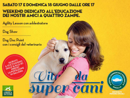 Vita da super cani al Centro Commerciale Ipersimply Senigallia