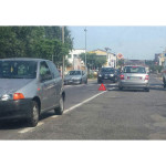 L'incidente avvenuto sulla Statale Adriatica sud a Senigallia