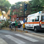 Le auto coinvolte nell'incidente tra via Mercantini e viale A.Garibaldi, a Senigallia