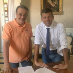 Firmato il protocollo d'intesa tra il Comune di Senigallia e la Fondazione "Città di Senigallia" per la valorizzazione della fotografia a Senigallia: da sx Michelangelo Guzzonato e Maurizio Mangialardi