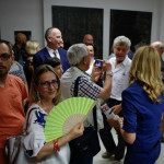Il villino Romualdo di Trecastelli affollato per la mostra di Leonardo Cemak. Foto di Patrizia Lo Conte