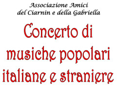 Concerto di musiche popolari italiane e straniere alla Gabriella di Senigallia