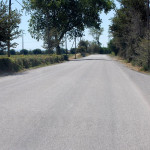 Manto stradale rifatto in via Giambattista Fiorini. Foto di Laura D'onofrio‎