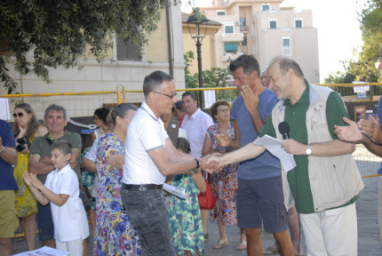 premiazione di Roberto Breccia primo classificato
