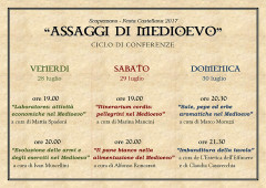 Assaggi di Medioevo, conferenze alla Festa Castellana 2017 di Scapezzano di Senigallia