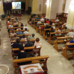 Il pubblico della Chiesa di Santa Maria de' Abbatissis a Serra de' Conti per il festival organistico internazionale