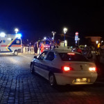 L'intervento dei Vigili del fuoco, 118, e Municipale su ponte Garibaldi per il recupero di una giovane nel fiume